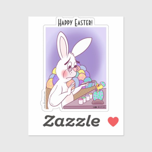 Osterüberraschung Custom Cut Stickers Aufkleber (Blatt)