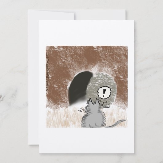 Osterüberraschung Dankeskarte (Vorderseite)