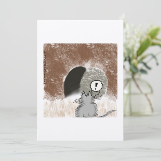 Osterüberraschung Dankeskarte (Stehend Vorderseite)