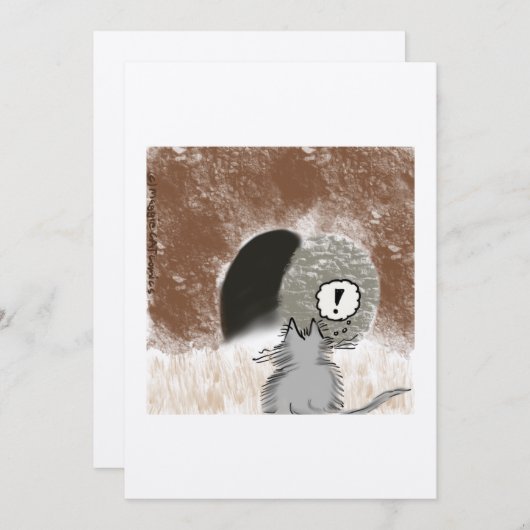 Osterüberraschung Dankeskarte (Vorne/Hinten)