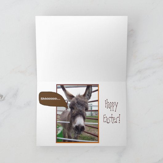 Osterüberraschung! Feiertagskarte (Innenseite)