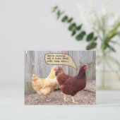 Osterüberraschung! Feiertagspostkarte (Stehend Vorderseite)