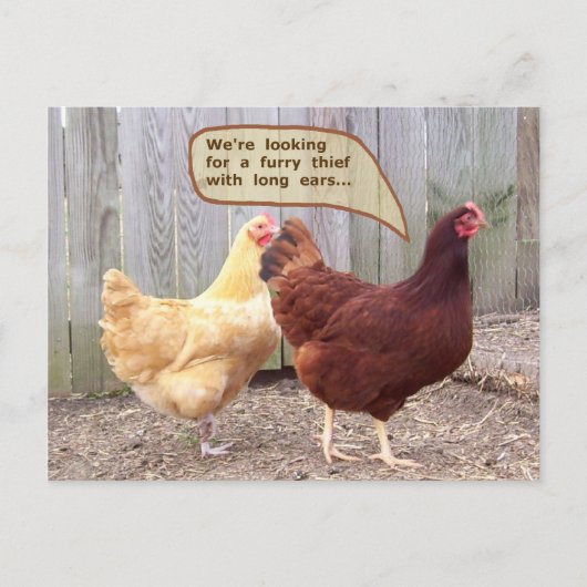 Osterüberraschung! Feiertagspostkarte (Vorderseite)