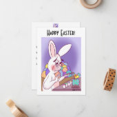 Osterüberraschung - Karte (Vorderseite/Rückseite Beispiel)
