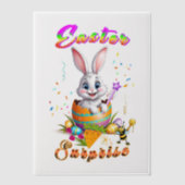 Osterüberraschung Pergament Einladungen (Vorderseite)