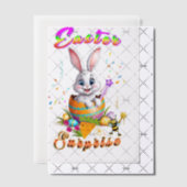 Osterüberraschung Pergament Einladungen (Versetzt (Einladung))