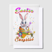 Osterüberraschung Pergament Einladungen (Versetzt)