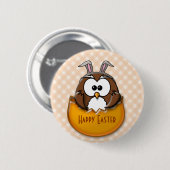 Osteruhu - Orange Button (Vorne & Hinten)