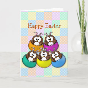 Osteruhu - Regenbogen Feiertagskarte