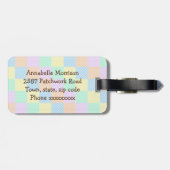 Osteruhu - Regenbogen Gepäckanhänger (Rückseite horizontal)