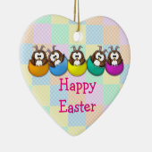 Osteruhu - Regenbogen Keramikornament (Rechts)