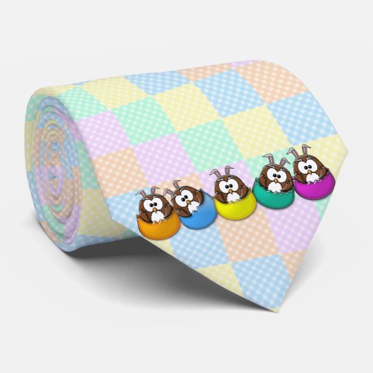 Osteruhu - Regenbogen Krawatte (Gerollt)