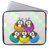 Osteruhu - Regenbogen Laptopschutzhülle (Vorderseite)