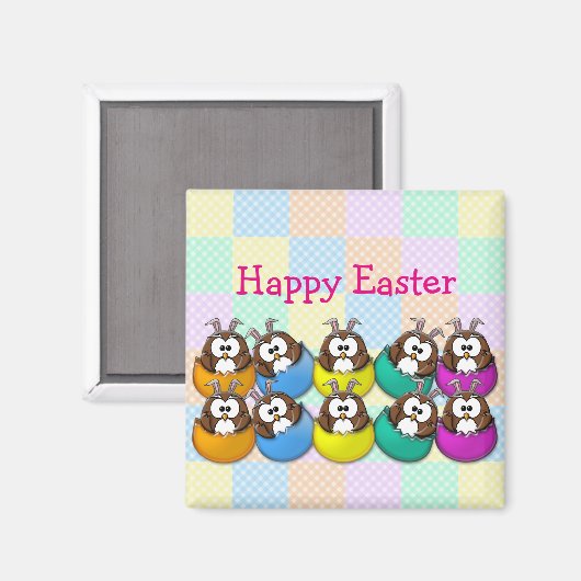 Osteruhu - Regenbogen Magnet (Vorderseite/Rückseite)