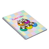 Osteruhu - Regenbogen Notizblock (Rechte Seite)