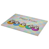 Osteruhu - Regenbogen Schneidebrett (Ecke)