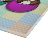 Osteruhu - Regenbogen Schneidebrett (Ecke)