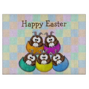 Osteruhu - Regenbogen Schneidebrett