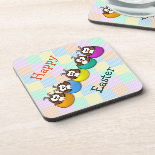 Osteruhu - Regenbogen Untersetzer (Linke Seite)