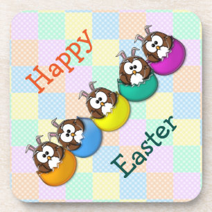 Osteruhu - Regenbogen Untersetzer