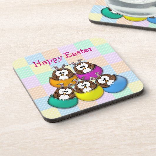 Osteruhu - Regenbogen Untersetzer (Linke Seite)