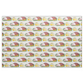 Osterurlaub Abendessen Salami Cream Pie Feinschmec Stoff (Fat Quarter (45,7 x 55,9 cm))