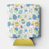 Osterurlaub Muster Party kann kühler sein Dosenkühler (Rückseite)