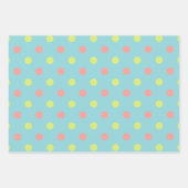 Osterurlaub Polka Dot Pattern Collection Geschenkpapier Set (Vorderseite 2)