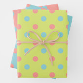 Osterurlaub Polka Dot Pattern Collection Geschenkpapier Set (Beispiel)