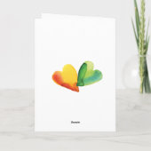 Osterurlaubskarte Karte (Rückseite)