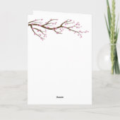 Osterurlaubskarte Karte (Rückseite)