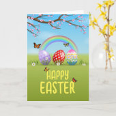 Osterurlaubskarte Karte (Gelbe Blume)