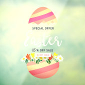 Osterverkaufsgeschäft anpassen Prozent außerhalb d Fensteraufkleber (Blatt 3)