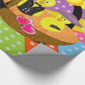 Osterverpackungspapier Geschenkpapier (Ecke)