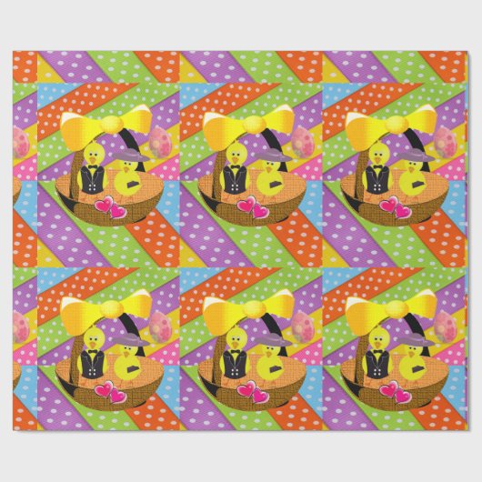 Osterverpackungspapier Geschenkpapier (Flach)