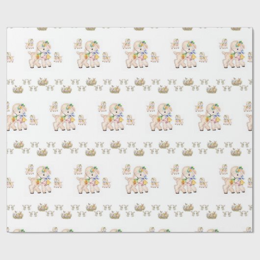 Osterverpackungspapier Geschenkpapier (Flach)