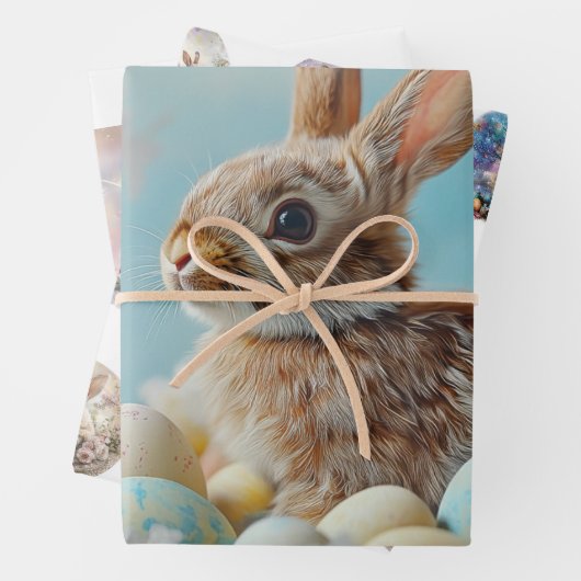 Osterverpackungspapier Set 3 Geschenkpapier Set (Beispiel)