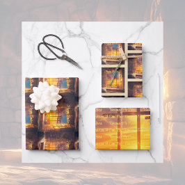 Osterverpackungspapier Set 3 Geschenkpapier Set