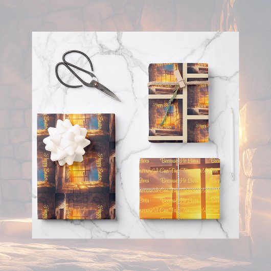 Osterverpackungspapier Set 3 Geschenkpapier Set