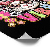 Ostervibes Floral Bunny Rabbit Egg Coquette Bow Poster (Ecke)