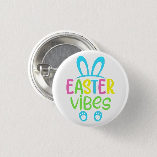 Ostervibes Pastel Button (Vorne & Hinten)