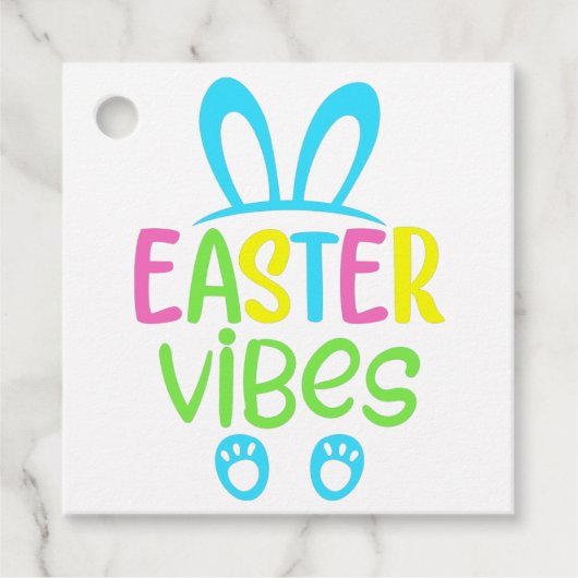 Ostervibes Pastel Geschenkanhänger (Vorderseite)