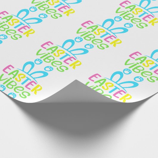Ostervibes Pastel Geschenkpapier (Ecke)