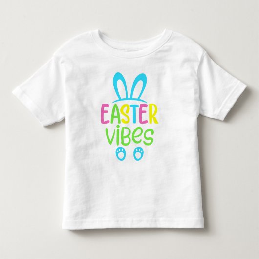 Ostervibes Pastel Kleinkind T-shirt (Vorderseite)