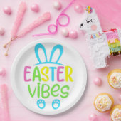 Ostervibes Pastel Pappteller (Party)