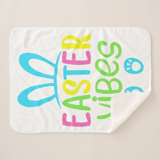 Ostervibes Pastel Sherpadecke (Vorderseite (Horizontal))