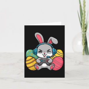 Ostervideospiel Bunny Eggs Gaming Gamer Boys Männe Karte