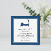 Osterville Cape Cod Wedding Save the Date (Stehend Vorderseite)