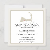 Osterville Cape Cod Wedding Save the Date Magneteinladung (Vorderseite)