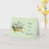 OsterVintag Karte (Gelbe Blume)